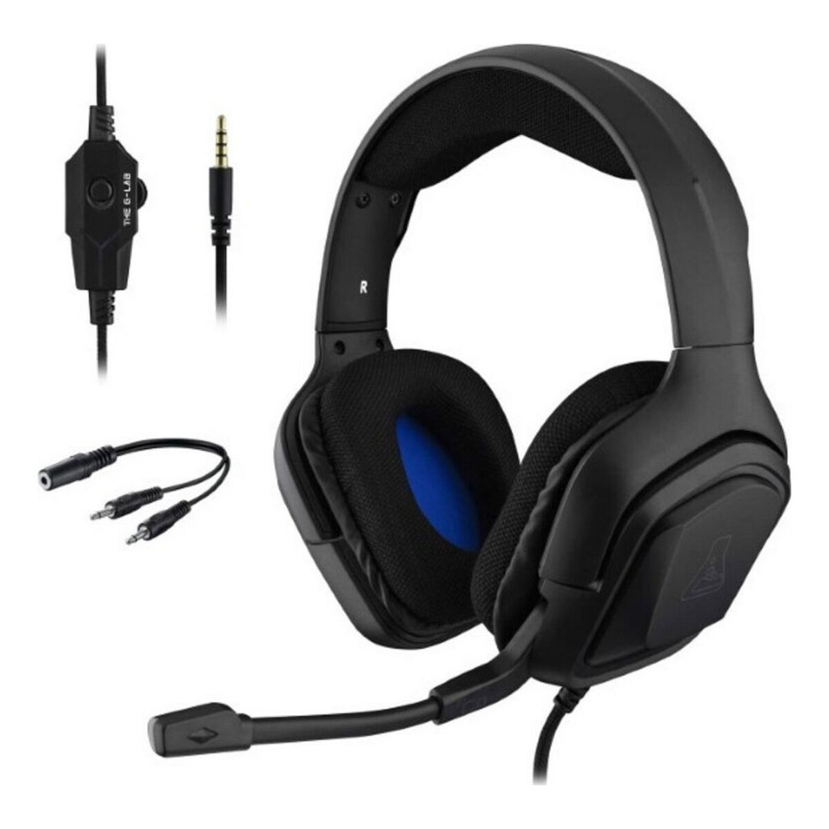 Slušalke z mikrofonom The G-Lab KORP COBALT